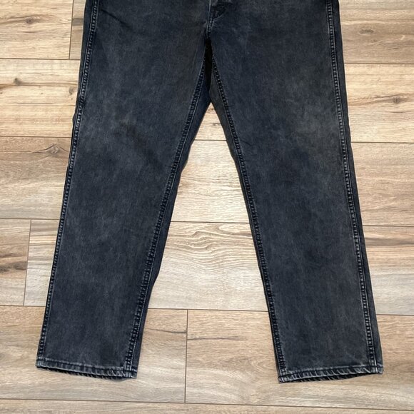 Men's Levis 541 Athletic Taper Fit Denim Jeans SZ 39x30 Faded Black Stretch - Picture 3 of 13